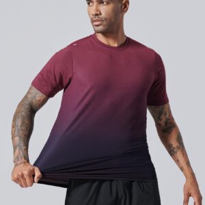 5 Pack Men’s Active Quick Dry Crew Neck T Shirts | Athletic Running Gym Workout Short Sleeve Tee Tops Bulk (Set 3, X-Large)