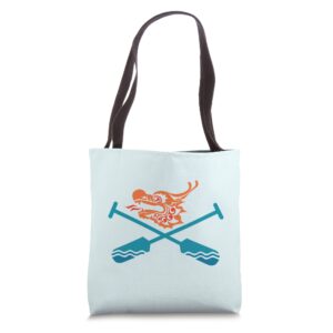 dragon boat festival racing accessories paddle dragon tote bag