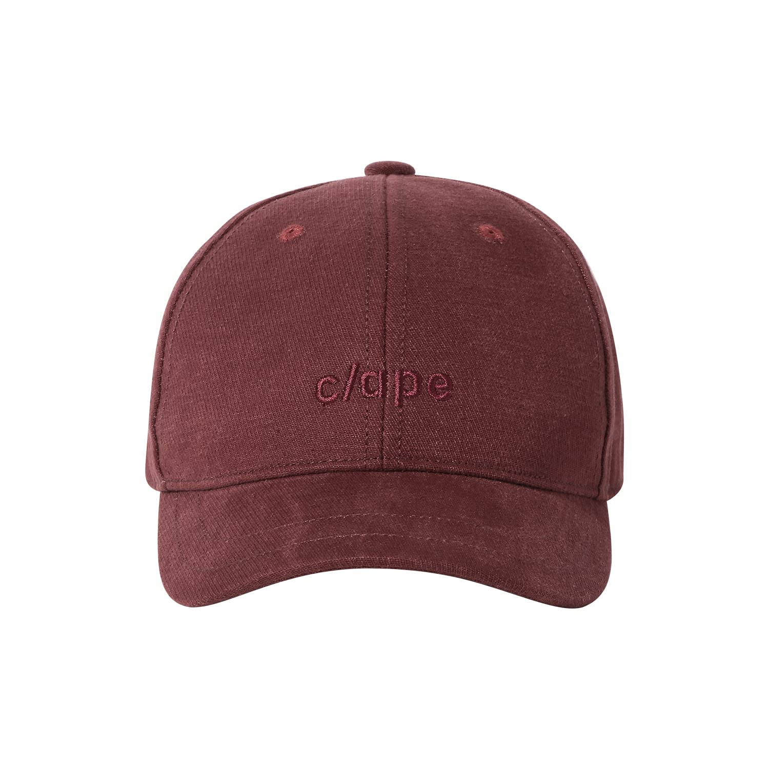 CLAPE Short Bill Baseball Cap Plain Hiphop Dad Hat Cooling Trucker Hat (RD01-Red)