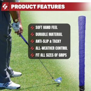 SAPLIZE Golf Grip DIY Wrapping Tapes, 3-Pack Tacky PU Overgrip Tapes, New Regripping Solution for Golf Club Grips