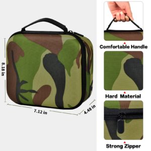 Case for Walker's Razor Slim Electronic Earmuffs Storage Holder/ for Howard Leight/ for 3M WorkTunes Shooting Hunting Hearing Ear Protection, Safety Eyewear Glasses Storage Holder -Camo Box Only