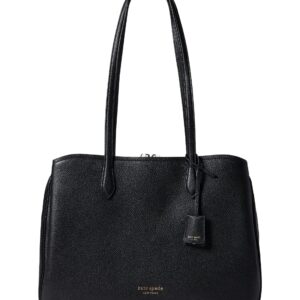 Kate Spade New York Hudson Pebbled Leather Large Work Tote Black One Size