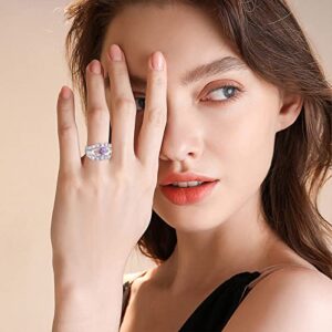 Open Stacking Rings 14K Gold Plated Snake Ring Sterling Silver Rotating Spinner Band Ring 925 Sterling Silver Moonstone Ring Gold Rings for Women Signet Rings for Mother Daughter