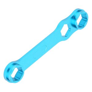 ZPSHYD Fishing Reel Wrench, Blue Casting Fishing Reel Care Maintenance Wrench Aluminium Alloy DIY Spanner Repairing Maintenance Tool