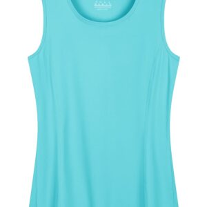 TACVASEN Workout Tank Tops for Women Sleeveless Quick Dry Running Shirts Womens Athletic Shirts UV Shirts for Women