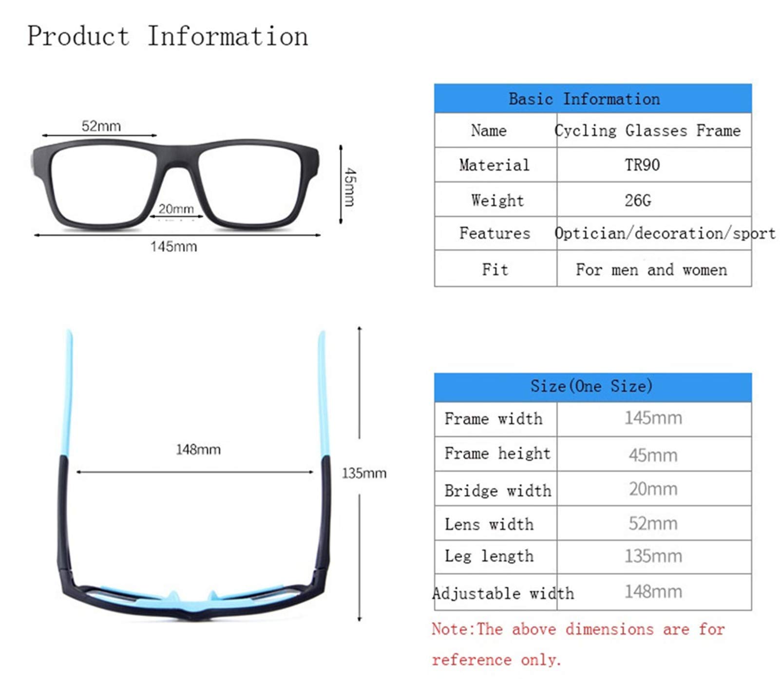 Mcolics Sports Glasses, Basketball Football Soccer Racketball Goggles for Men & Women, Anti-Fog Safety Protective Eyewear (Black)