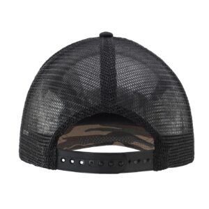 Home Prefer Men's Vintage Mesh Trucker Hat Outdoor Sport Summer Baseball Cap (Black New)