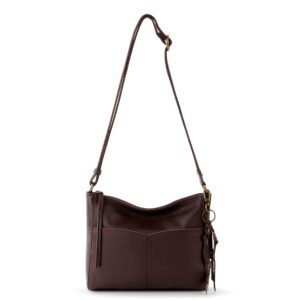 The Sak Womens Alameda Crossbody in Leather, Mahogany, One Size US