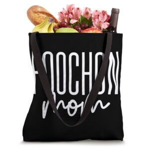 Poochon Mom Pet Poodle Bichon Frise Mix Dog Poochon Tote Bag