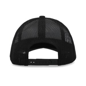 Pacific Headwear Low-Pro Trucker Cap, Black