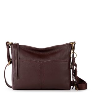 the sak womens alameda crossbody in leather, mahogany, one size us