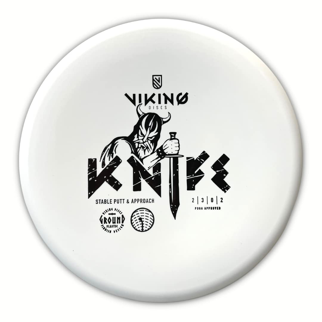 Viking Discs | Knife | Disc Golf Overstable Putt and Approach | Ground Plastic