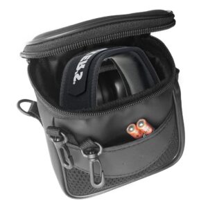 FitSand Soft Bag Compatible for Walker's Razor Slim Passive Earmuffs Ultra Low Profile 27dB NRR Light Weight