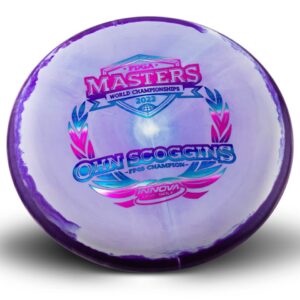 Innova Discs Limited Edition 2022 Tour Series OHN Scoggins World Championship Commemorative Halo Star Aviar Putter Golf Disc [Colors Will Vary] - 173-175g