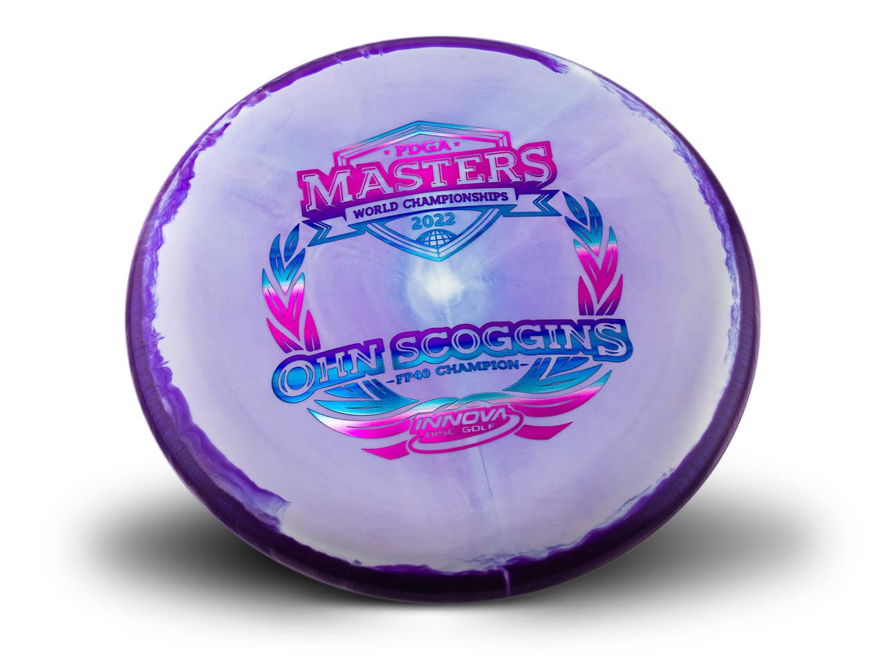 Innova Discs Limited Edition 2022 Tour Series OHN Scoggins World Championship Commemorative Halo Star Aviar Putter Golf Disc [Colors Will Vary] - 173-175g