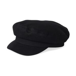 brixton starboard fisherman cap, black, one size