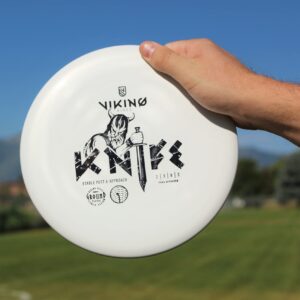 Viking Discs | Knife | Disc Golf Overstable Putt and Approach | Ground Plastic