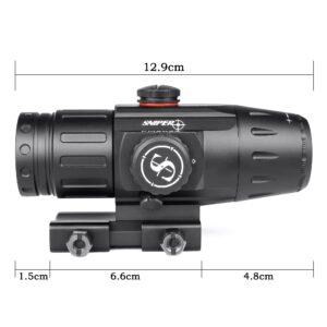 3X Prism Scope GIII LS3X30 Red/Green Illuminated Reticle 3X30mm Prism Scope (Chevron Reticle)