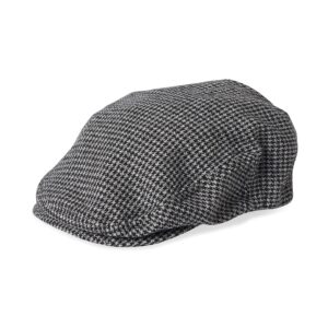 brixton kenmore snap cap, charcoal/black, one size