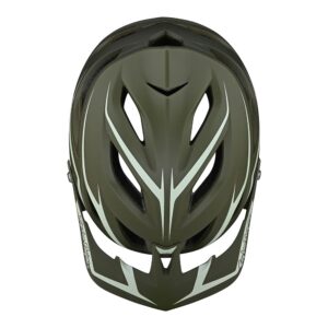 Troy Lee Designs A3 Uno Half Shell Bicycle Helmet W/MIPS - EPP EPS Premium Lightweight - All Mountain Enduro Gravel Trail Cycling MTB (Green, X-Large/XX-Large)