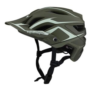 Troy Lee Designs A3 Uno Half Shell Bicycle Helmet W/MIPS - EPP EPS Premium Lightweight - All Mountain Enduro Gravel Trail Cycling MTB (Green, X-Large/XX-Large)