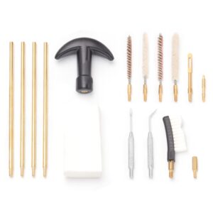 Motanar .177 and .22 Caliber Air Gun Cleaning Kit - Includes Cleaning Rod, Brushes, Mops, Jags, Picks and Thread Adapter (.177 and .22 Caliber)