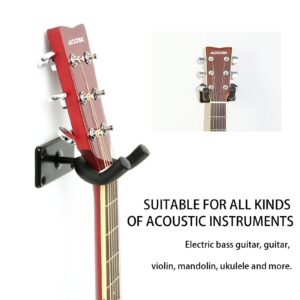 AODSK Acoustic Guitar Beginner Full Size 41 Inch Guitar+ Guitar Wall Mount 2 Pack