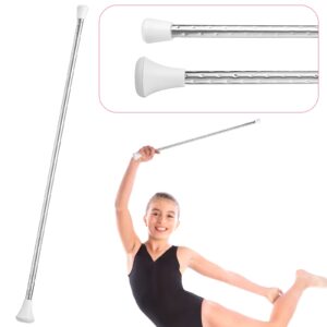 HyDren Twirling Baton Unisex Kids' Gymnastics Dance Baton Metal Baton Marching Band Baton Parade Baton Stick for Talent Shows, Artistic Dancing, Baton Twirling (26 Inch)