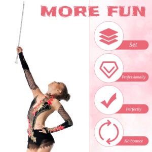 HyDren Twirling Baton Unisex Kids' Gymnastics Dance Baton Metal Baton Marching Band Baton Parade Baton Stick for Talent Shows, Artistic Dancing, Baton Twirling (26 Inch)