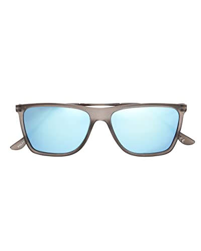 Body Glove Primo Wayfarer Sunglasses, Grey, 53 mm