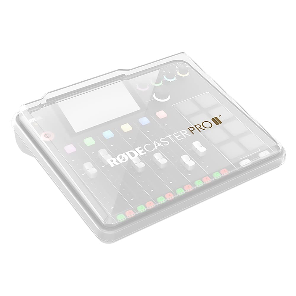 Rode RODECaster Pro II Integrated Audio Production Console Bundle with Rode RODECover II Polycarbonate Cover and 32GB MicroSDHC Memory Cards