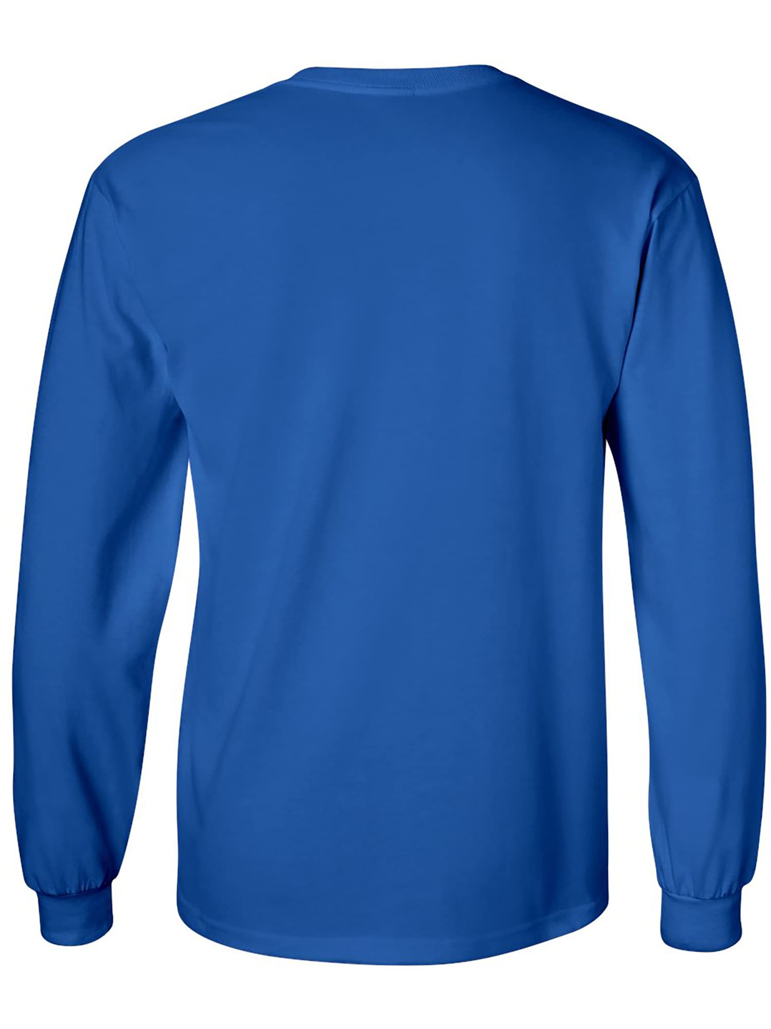 Air Force Left Chest Adult Long Sleeve T-Shirt in Royal - X-Large