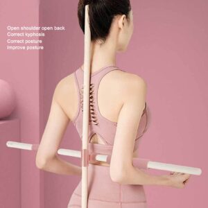 Yoga Sticks for Posture,Yoga Sticks for Posture, Standing Posture Corrector Yoga Training Sticks, Hunchback Correction Body Training Lightweight Exercise Stick for Exercise