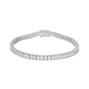 ANAYRA Classic-1 Diamond Silver Bracelet For Women, Hallmarked 925 Silver Bracelet For Women, Minimalist Jewellery, Aesthetic Bracelet, Sterling Silver Bracelets, Daily Wear Bracelets For Women