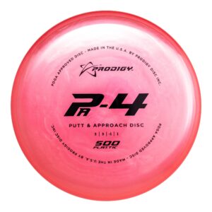 Prodigy Disc 500 PA-4 | Understable Disc Golf Putter | Great for Understable Approach Shots | Easy Turnovers or Hyzer-Flips | Perfect Disc Golf Approach for Straight Shots | Colors May Vary (170-174g)