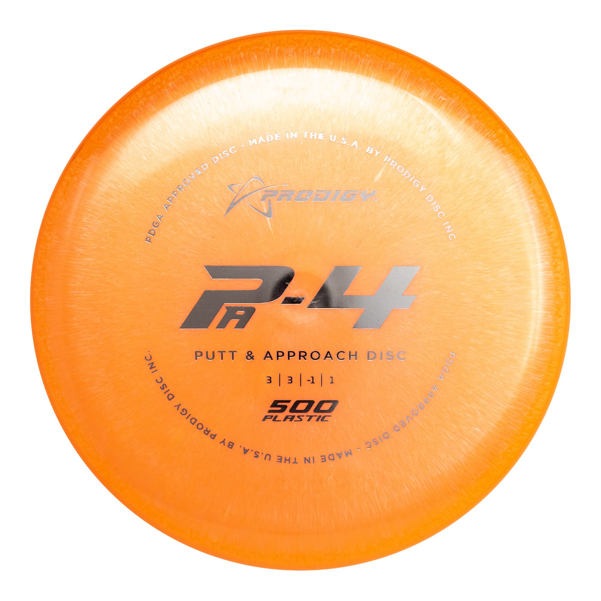 Prodigy Disc 500 PA-4 | Understable Disc Golf Putter | Great for Understable Approach Shots | Easy Turnovers or Hyzer-Flips | Perfect Disc Golf Approach for Straight Shots | Colors May Vary (170-174g)