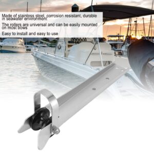 SPYMINNPOO Boat Anchor Roller, Stainless Steel Bow Anchor Roller for Fortress Danforth Marine Hardware Accessories