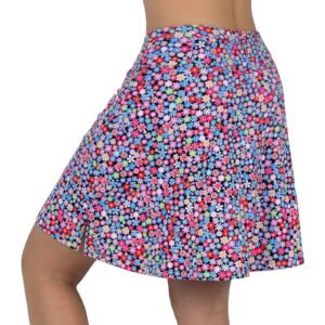 beroy Women's Active Performance Skort Lightweight Skirt for Running Tennis Golf Workout Sports(L Pink)