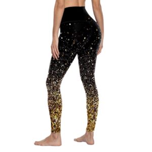 running pants women's workout leggings yoga sports athletic fitness yoga knee length yoga pants for women gold