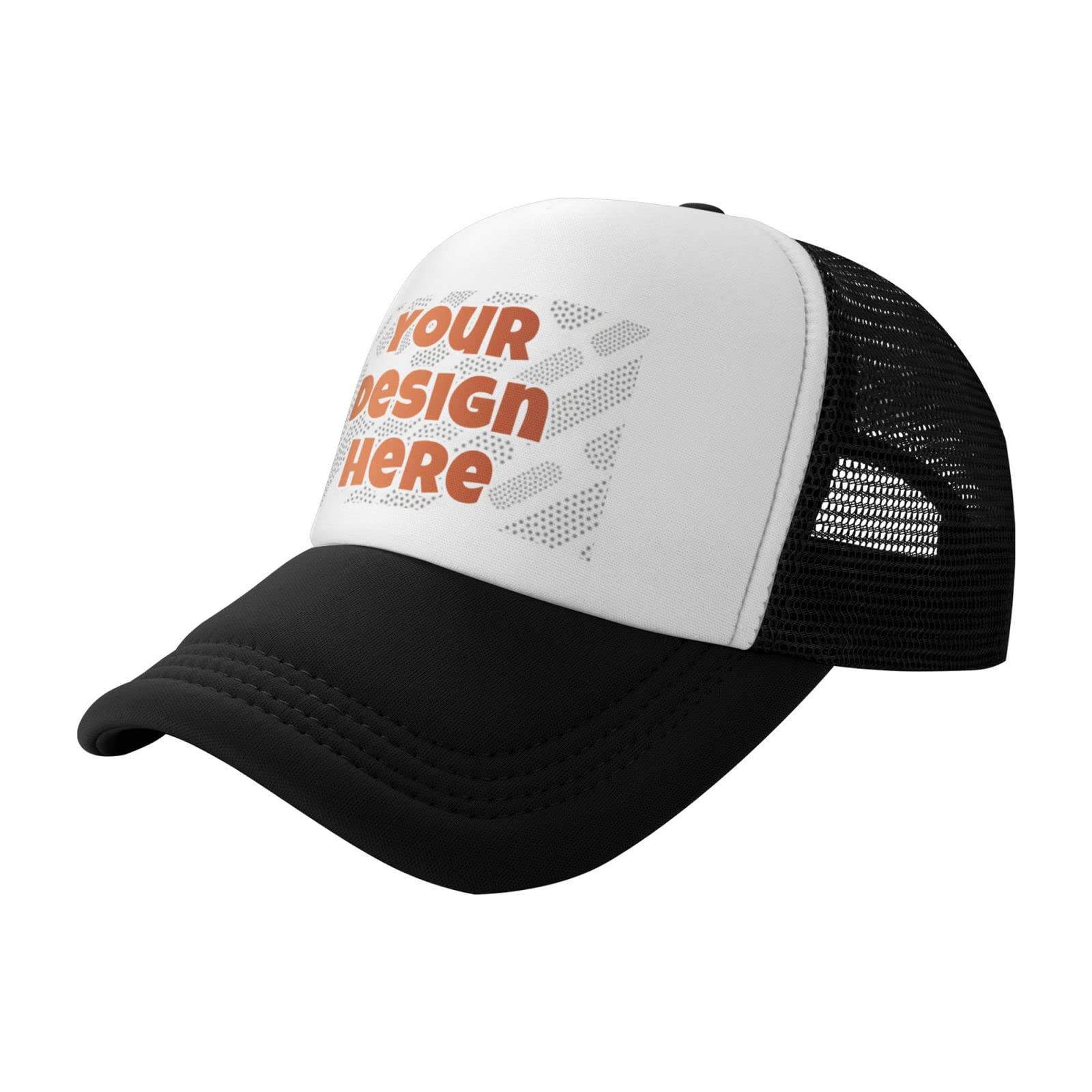 Woaiting Custom Hats for Men Women Personalized Trucker Hats Add Design Your own Picture/Text/Logo Customize Cap