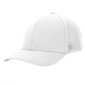 ankor ultra performance water-resistant upf 50 baseball hat | golf | boat | beach | lake | workout | everyday | men and women (white)