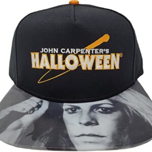 Ripple Junction Halloween Michael Myers Laurie Strode Scary Horror Movie Slasher Film Adjustable Snapback Baseball Cap Hat Multi