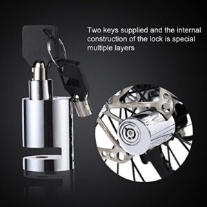 Yoidesu Bike Security Lock, with Two Keys for Motorbike Bike Scooter