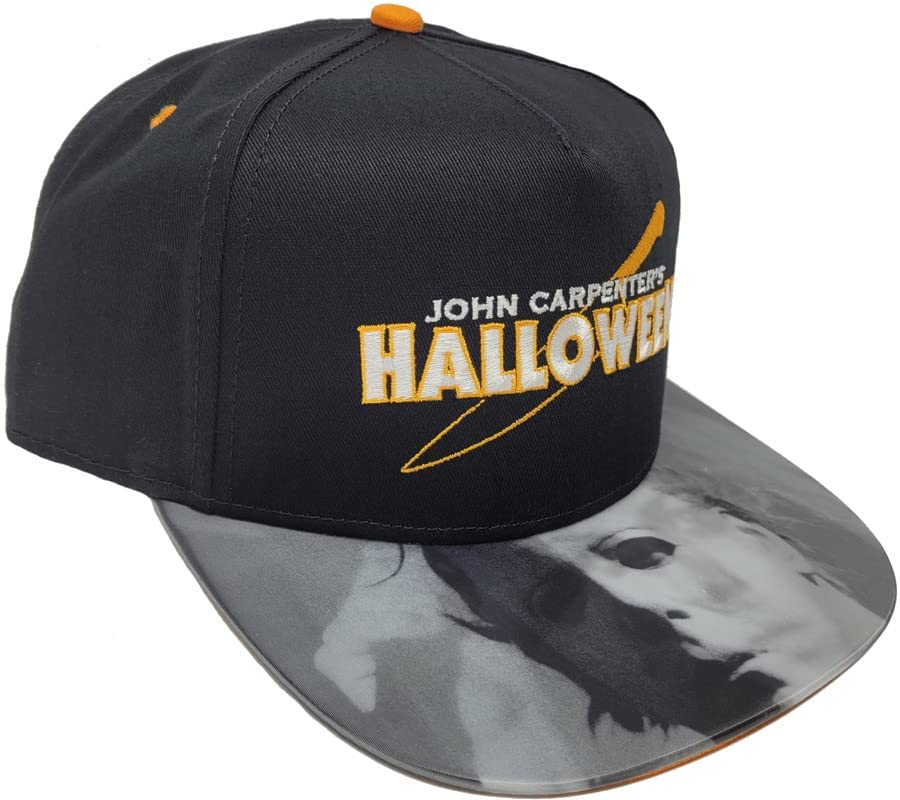 Ripple Junction Halloween Michael Myers Laurie Strode Scary Horror Movie Slasher Film Adjustable Snapback Baseball Cap Hat Multi