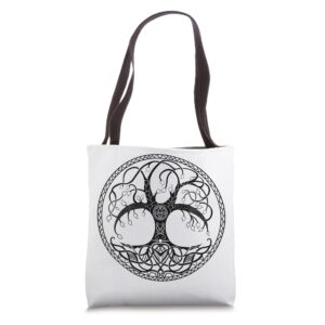 seasons of yggdrasil tote bag