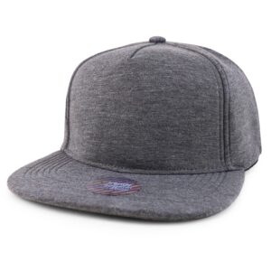 trendy apparel shop xxl oversize flatbill structured foam snapback cap - grey - 2xl