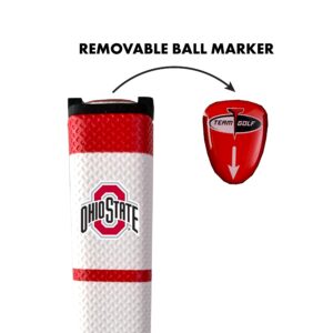 Team Golf NCAA OHIO ST Golf Putter Grip Team Golf NCAA Golf Putter Grip (Multi Colored) with Removable Ball Marker, Durable Wide Grip & Easy to Control