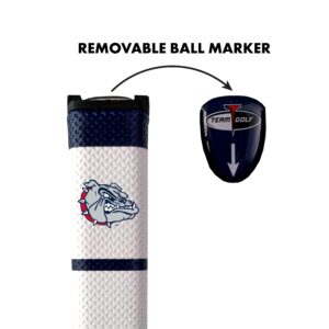 Team Golf NCAA GONZAGA Golf Putter Grip Team Golf NCAA Golf Putter Grip (Multi Colored) with Removable Ball Marker, Durable Wide Grip & Easy to Control