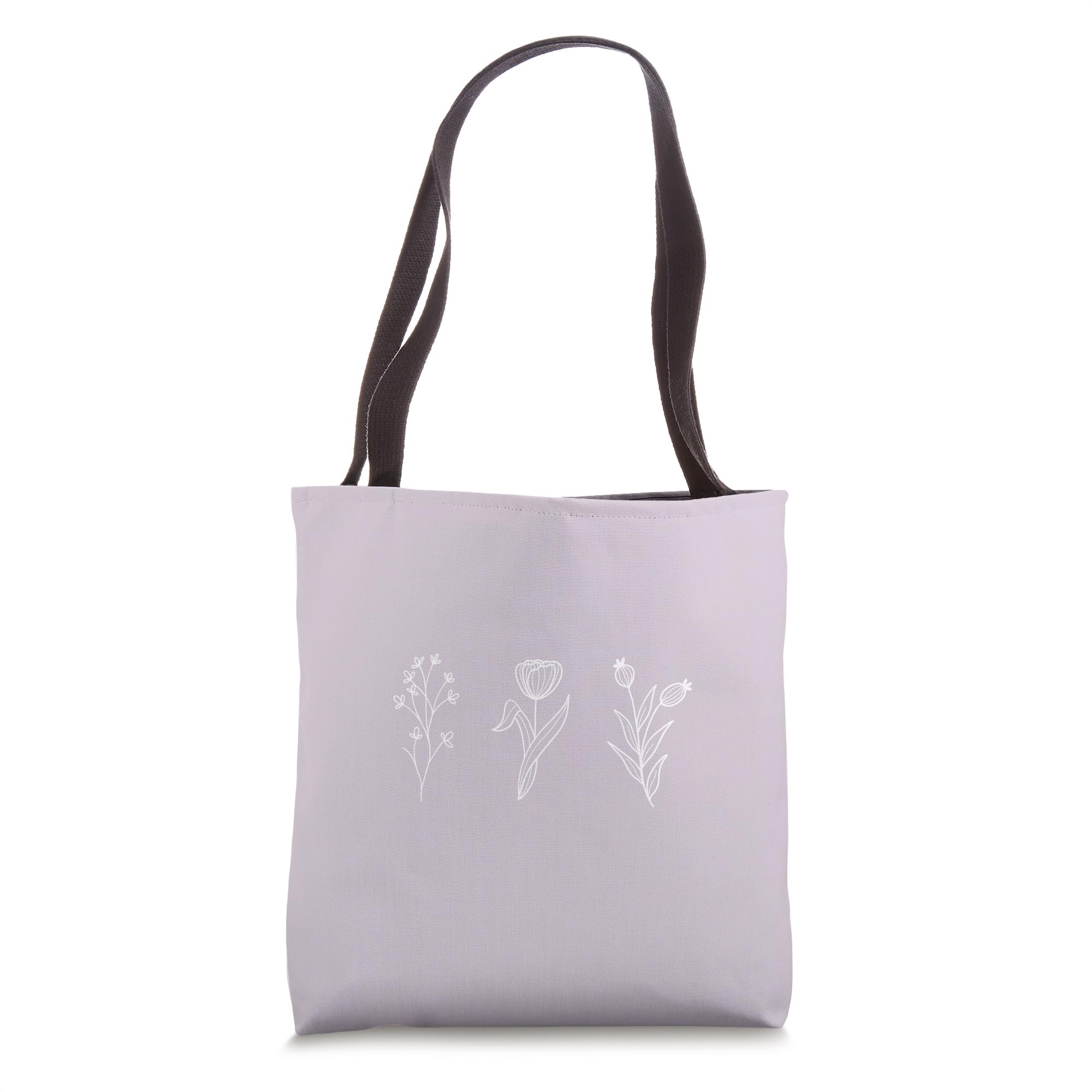 Lavender Purple Botanical Leaf Plant Flower Leaves Tote Bag