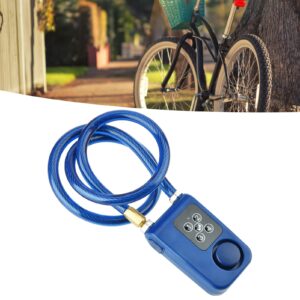 Bike Anti Theft Lock, Keyless Alarm Bike Lock Digital Password Security Lock Anti-Theft Smart Alarm Lock Smart Alarm Lock for Bike Motorcycle Gate